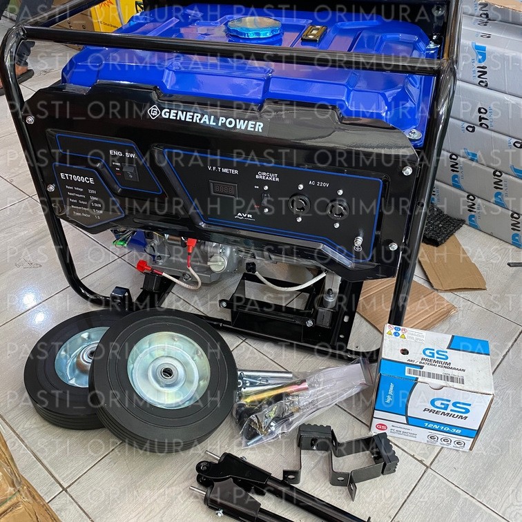 PROMO Genset General ET 7000 / 10000 / 11800CE / 3200 watt 5000watt ET7000 ET10000 ET5000 Double Sta