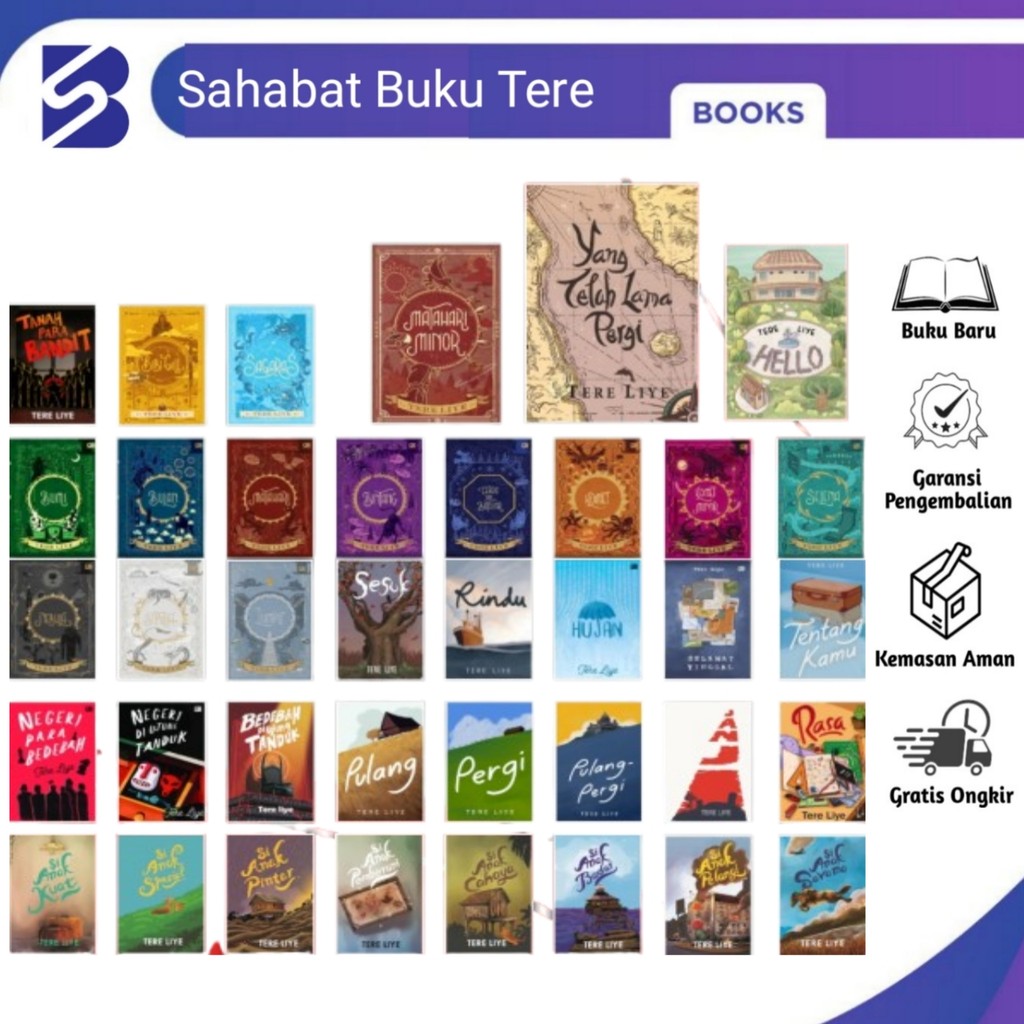 Buku Novel Tere Liye Series Paket Bumi Aldebaran Tanah Para Bandit Bandit Berkelas Hello Bulan Matah