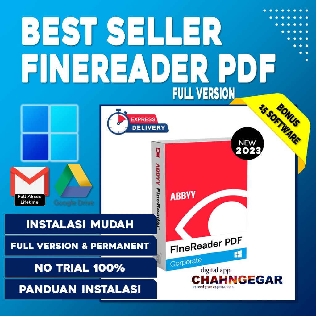 ABBYY FineReader PDF 2023 Corporate Full Version Software Editor Teks Scanner PDF OCR Editor