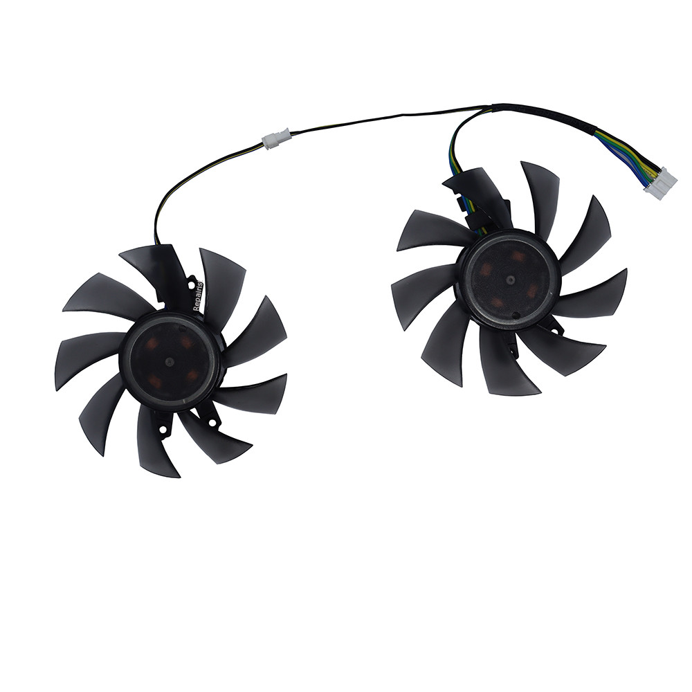 Video Card Fan,GPU VGA Cooler,2PcsSet,75mm FD8015H12S,For GALAX GTX 1650 EX,GTX1050Ti GTX1650EX PLUS
