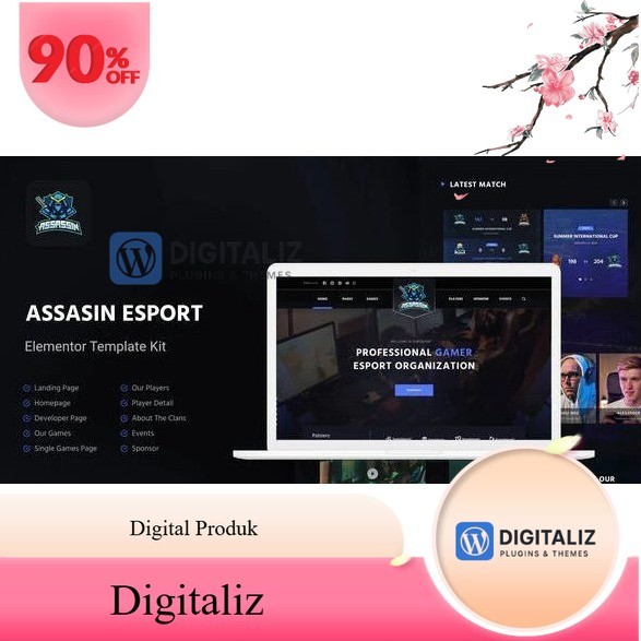 Assasin – eSport Elementor Template Kit