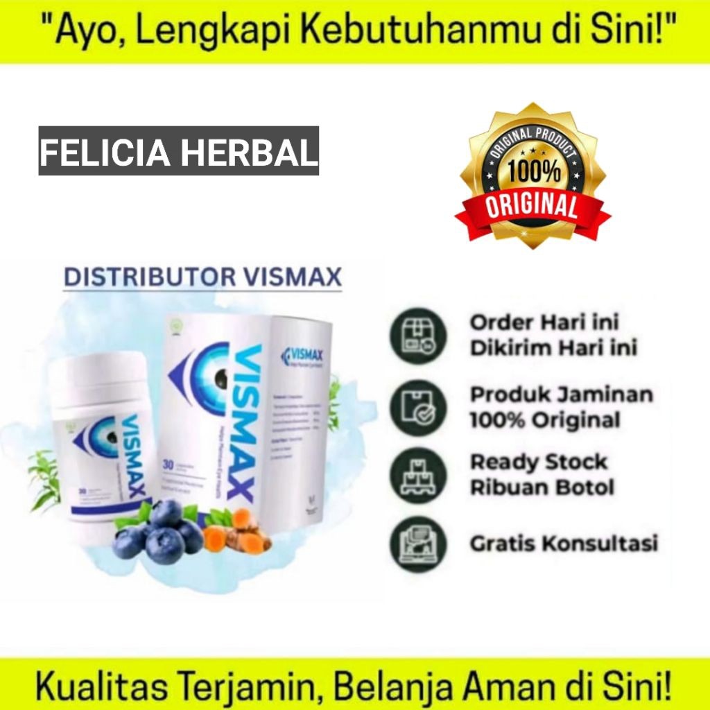 VISMAX OBAT MATA ORIGINAL DR ZAIDUL AKBAR DR TERAWAN DISTRIBUTOR RESMI OFFICIAL OBAT MATA MINUS KATA