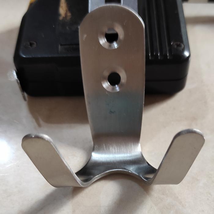 Kapstock stainles satuan baju / Gantungan Baju satuan / kapstok cabang - 2 terlaris