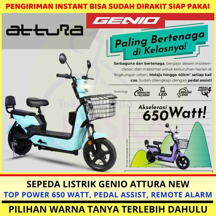 Sepeda Listrik Genio Attura Electric Bike by United - Tosca