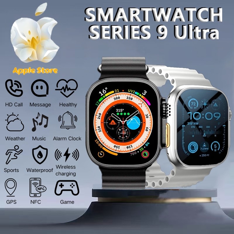 Smartwatch 2.19 AMOLED IP68 Waterproof Bluetooth Call GPS NFC Garansi 24 Bulan Untuk Pria Wanita And