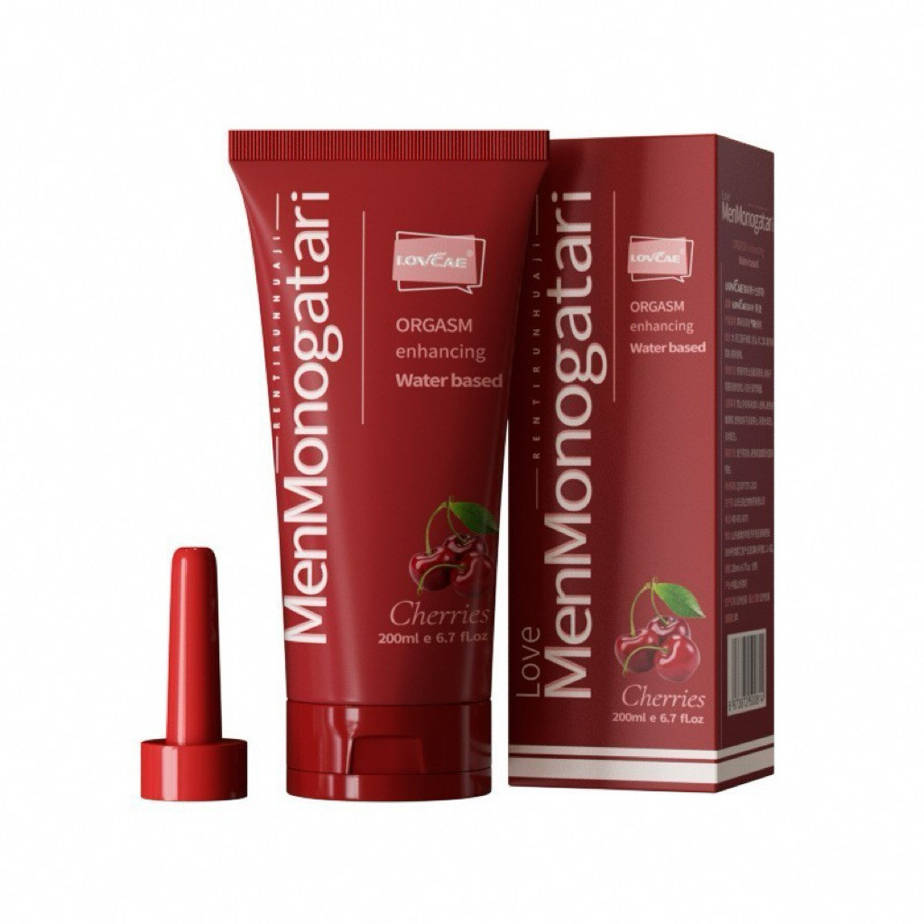 Black Monogatari Strawberry Peach Cherry Love Menmonogatari Lubricant Original Silk Touch