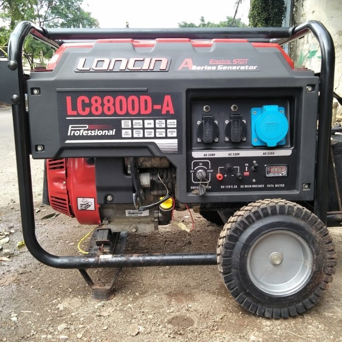 IRH Loncin Genset LC8800D-A Siap Pakai Lompang Serang
