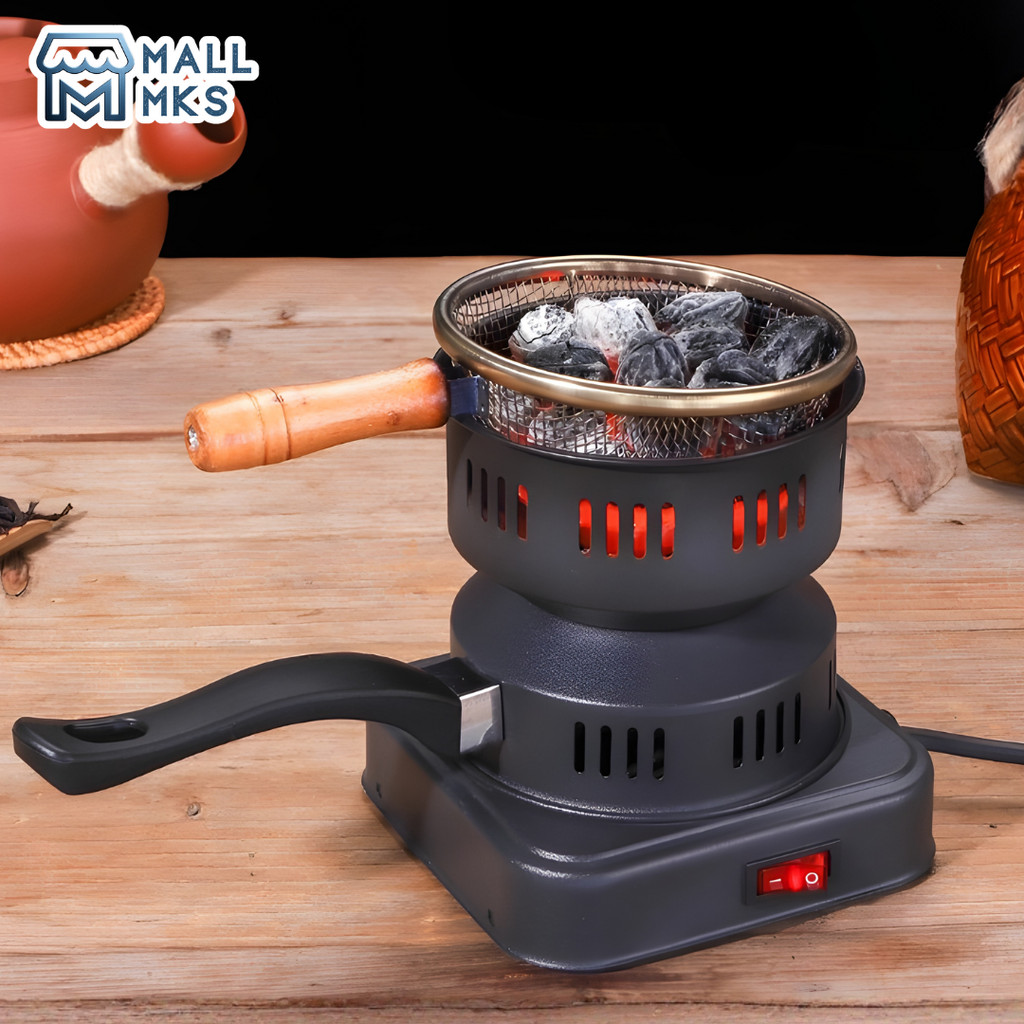 JZ Kompor Listrik Mini Pemanas Arang Hookah BBQ Charcoal Burner 500W - ZD-A016