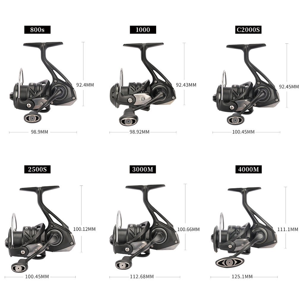 TSURINOYA FS PRO Spinning Fishing Reel FRANCIS 4kg Drag 165g Shallow Spool 5.2:1 9+1 bearings Versat