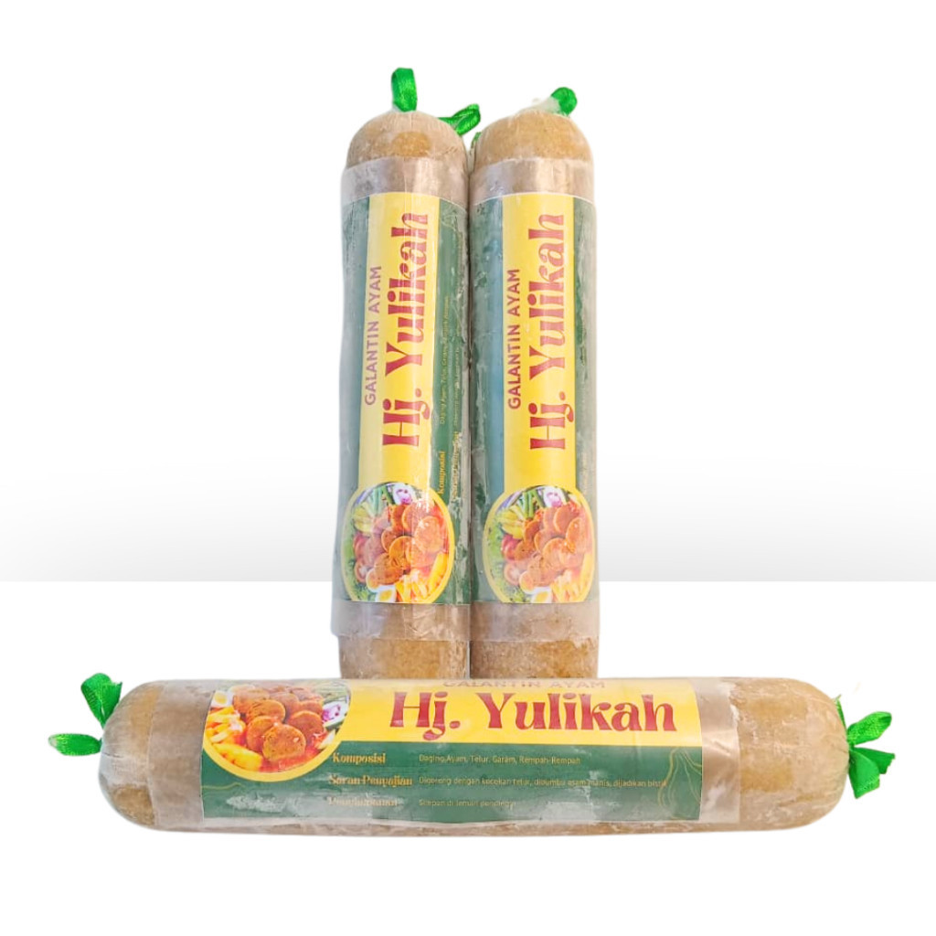 Makanan frozen food Galantin Ayam Merk Hj.Yulikah Praktis dan enak Cocok Untuk MPASI