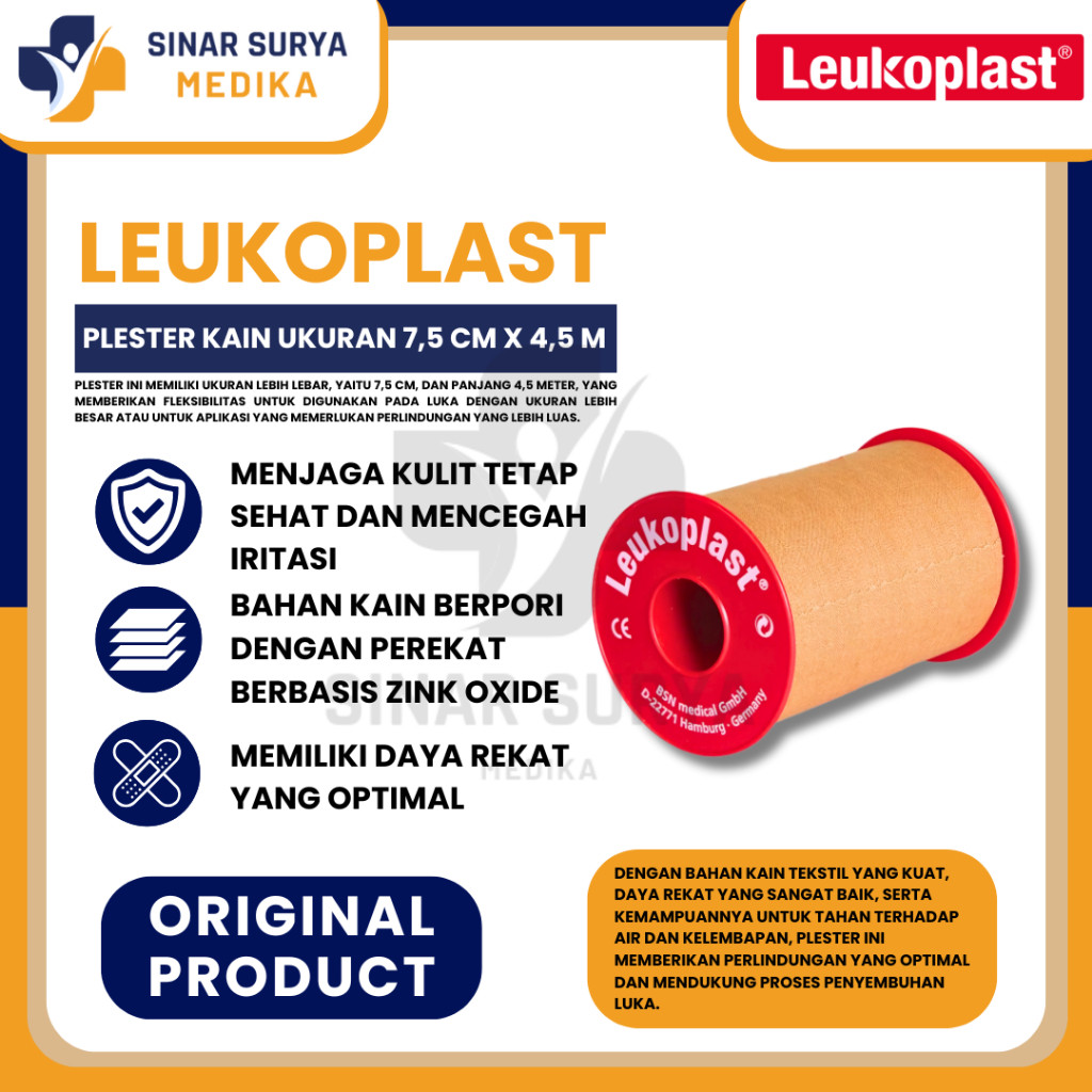 Leukoplast 7,5cm x 4,5 m