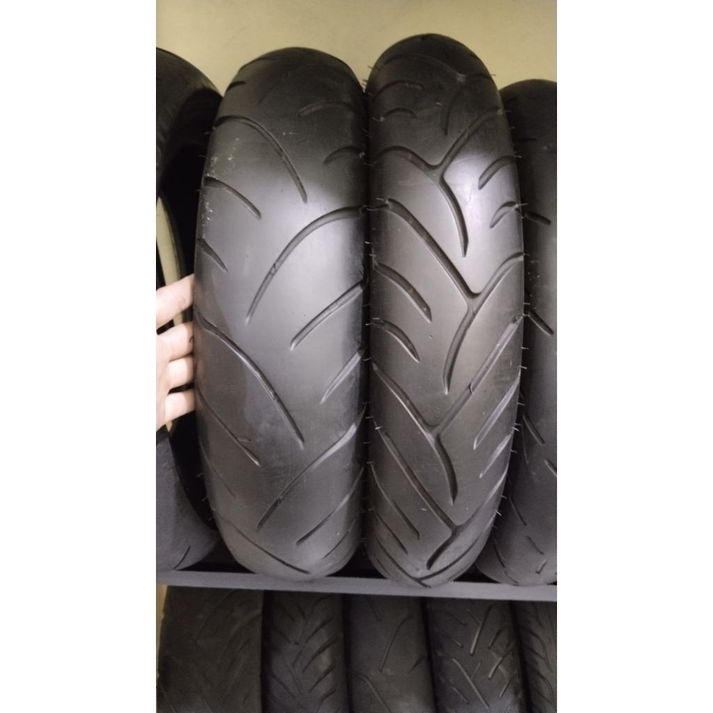 SEPASANG BAN COPOTAN MOTOR XMAX MERK DUNLOP 120/70-15 & 140/70-14 TUBELESS
