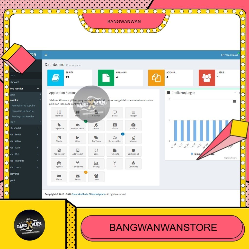 Source Code Aplikasi Toko Online Marketplace Multi Seller Multi Buyer BGW