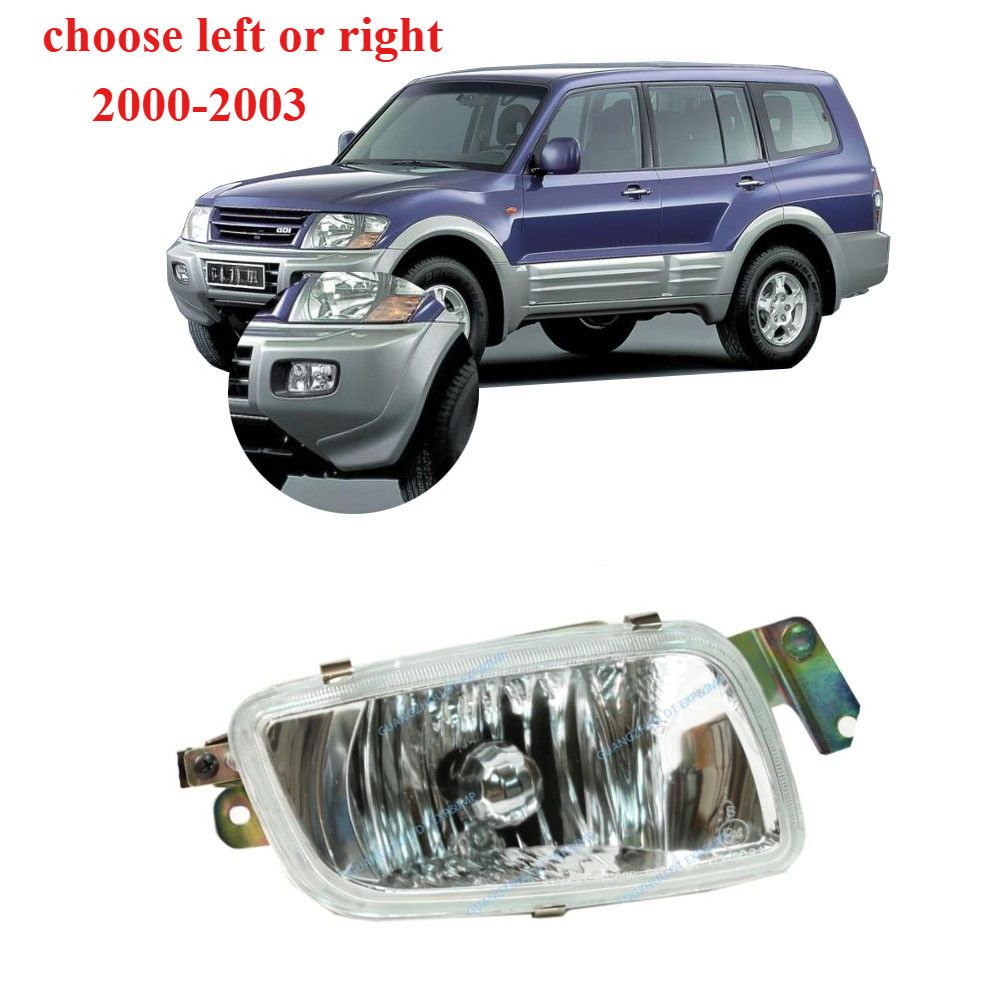 1 Piece Front Fog Lamp for Pajero V73 MR537965 2000-2002 Fog Light with Bulb for Montero V75 V77 Mar