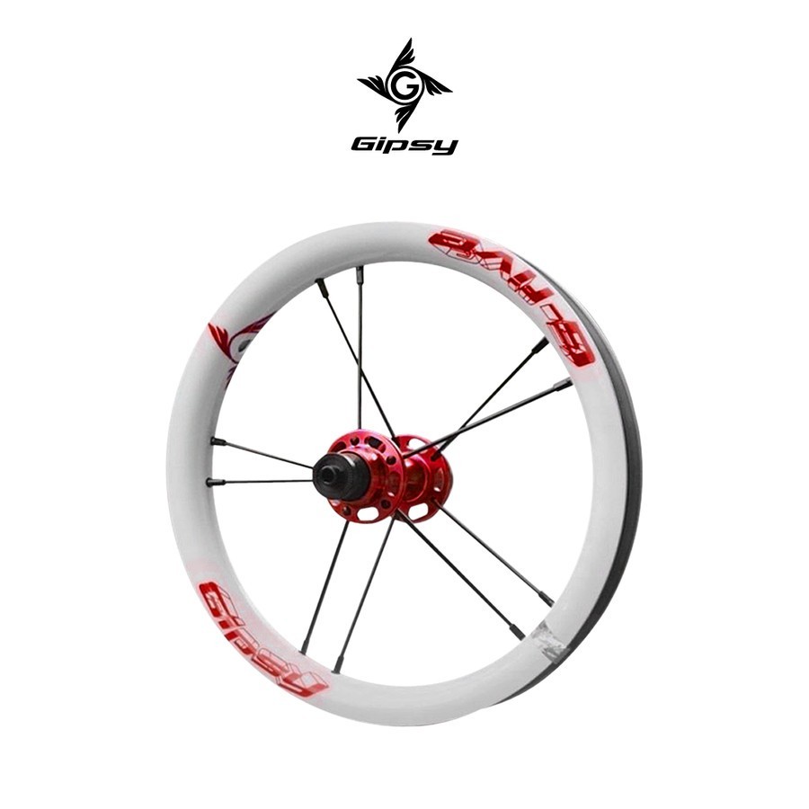 GIPSY G-FIVE Push Balance Bike 12" Wheel Set - Sepeda Anak WHITE RED