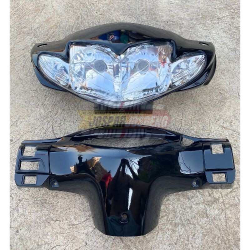 PAKET BATOK DEPAN BELAKANG SUZUKI SHOGUN 125 LAMA BATOK LAMPU DEPAN SHOGUN 125 OLD PLUS LAMPU DEPAN 