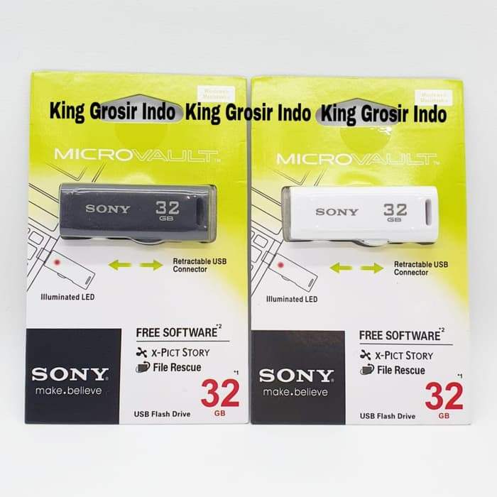 Bbs - Flashdisk SONY 32GB 32 GB USB Original OEM Flashdisk - Putih