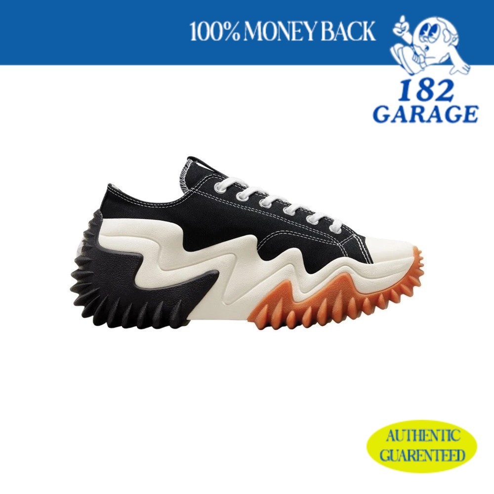 Sepatu Converse Chuck Taylor Run Star Motion Low Black White