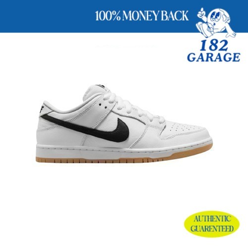 Sepatu Sneakers SB Orange Label Dunk Low Pro White
