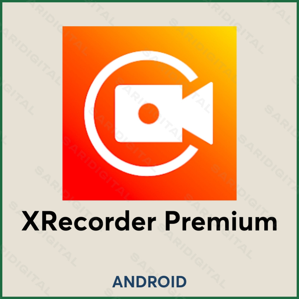 XRecorder Screen Recorder Android - Premium Permanen