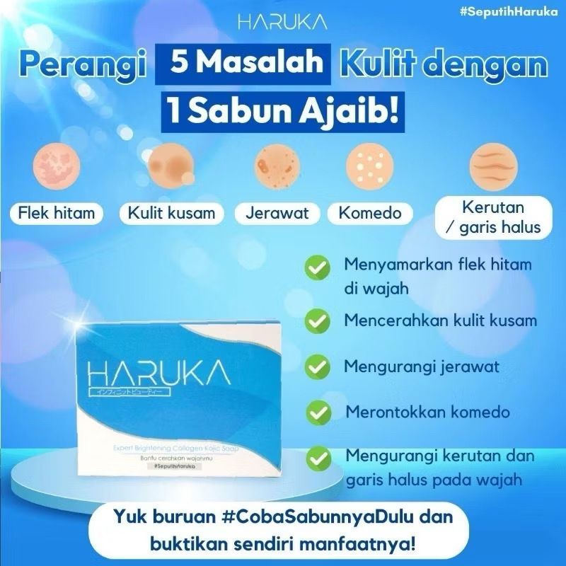 Sabun Haruka Haruka Skincare Collagen  | Original | BPOM