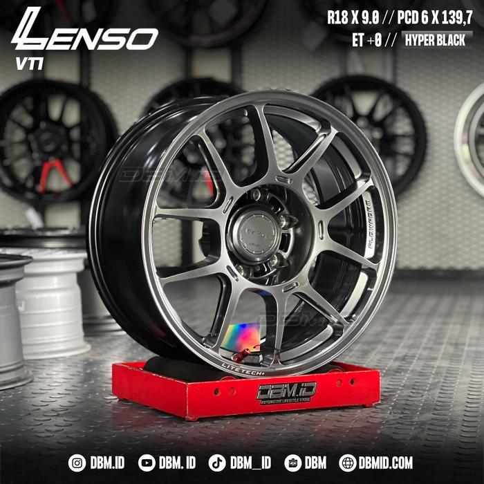 PROMO GASPOLL Velg Lenso VT1 R18 18x9 6x139.7 et +0 Hyper Black