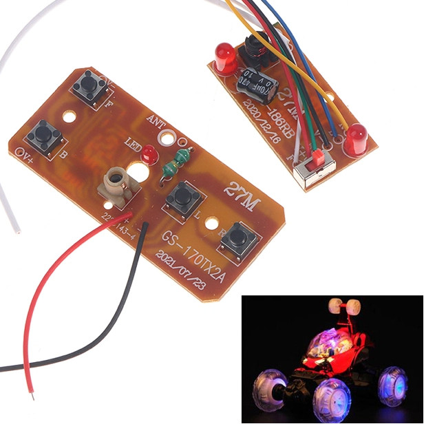 For RC Car Remote Control Toys Parts High Quality 4CH RC Remote Control 27MHz Circuit PCB Transmitte