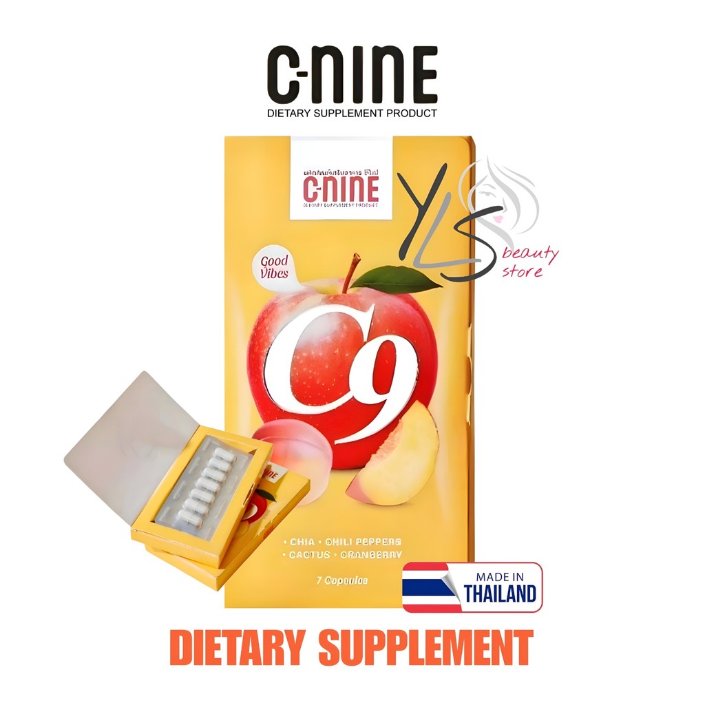 C NINE C9 DIETARY SUPPLEMENT 7 capsule - SUPLEMEN DIET KAPSUL BEST SELLER TERLARIS ORIGINAL THAILAND