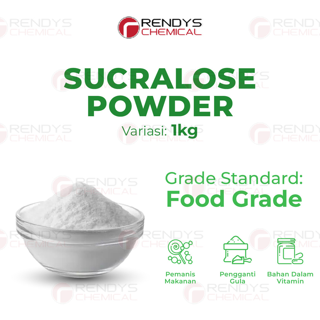 Sucralose Powder / Sukrosa Bubuk / Sweetener / Pemanis 1Kg