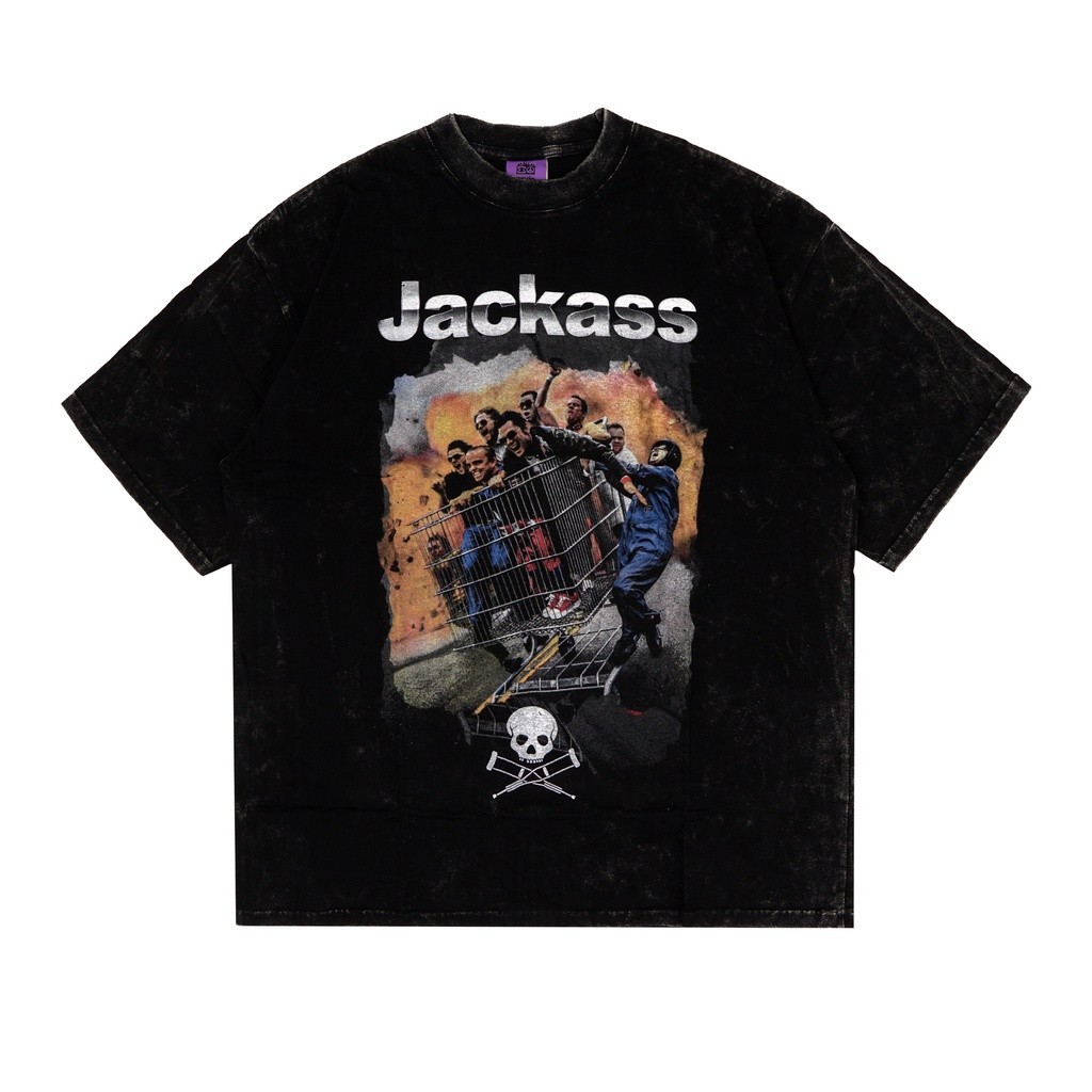 JACKASS OVERSIZE TSHIRT WASHING