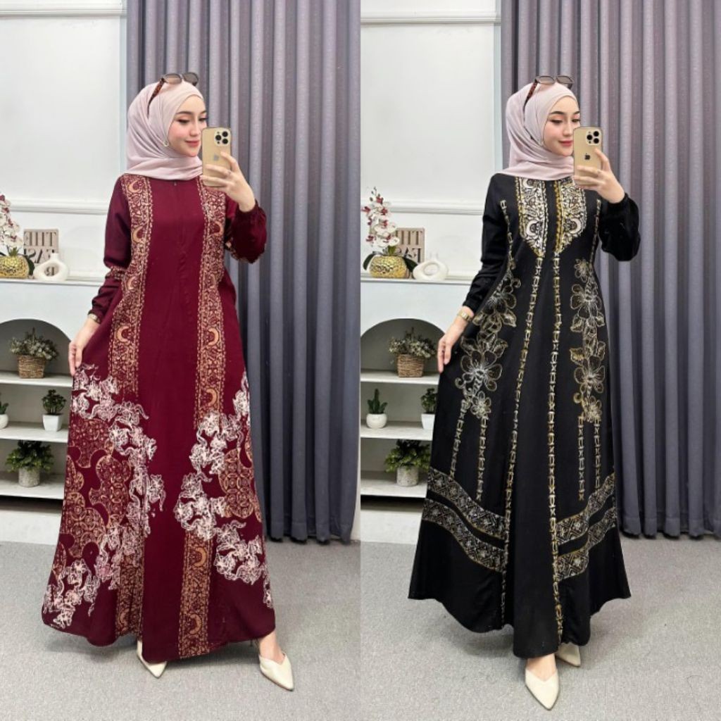 desiatkmall-  Rayon TERLARIS Grade A RESLETING DEPAN BUSUI FRENDLY BAHAN TWILL ORI RAYON PREMIUM GAM