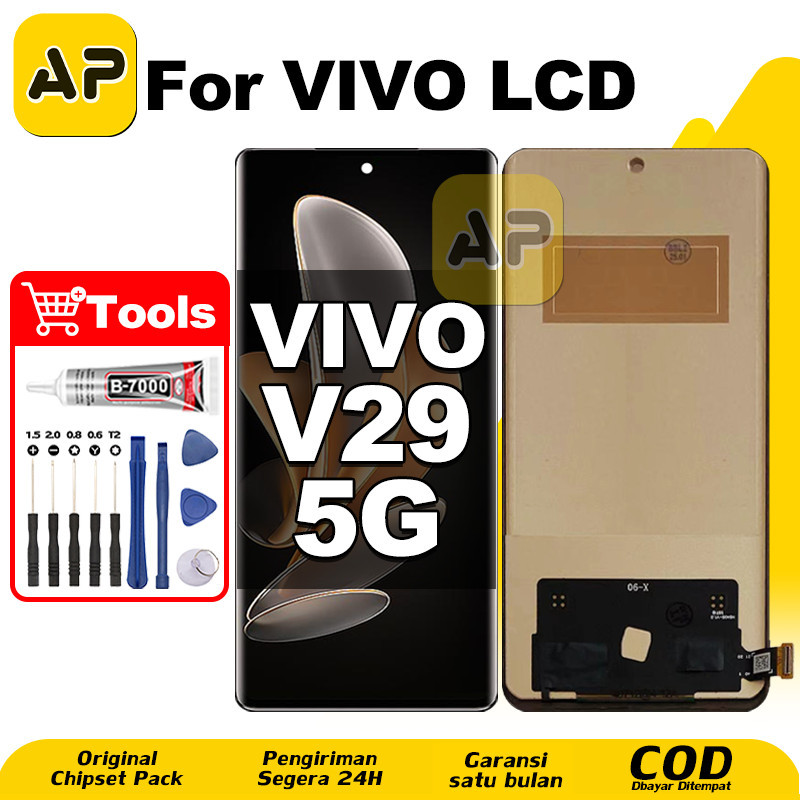 LCD FOR VIVO V29 5G TouchscreenFullset Asli Ori Berkualitas CompatibleGlassTouch Screen COD