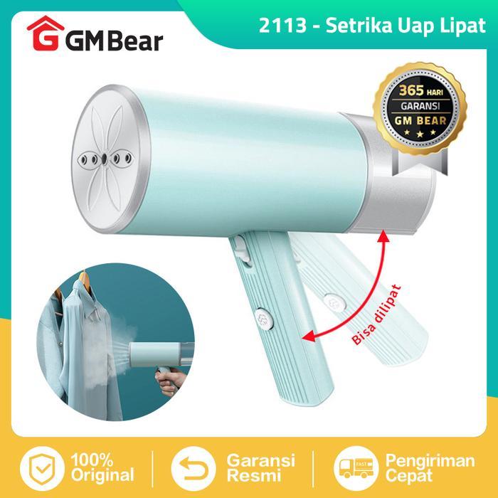 GM Bear GM Bear Setrika Uap Lipat 2113 - Setrika Baju Uap Lipat Portable Handheld Garment Streamer