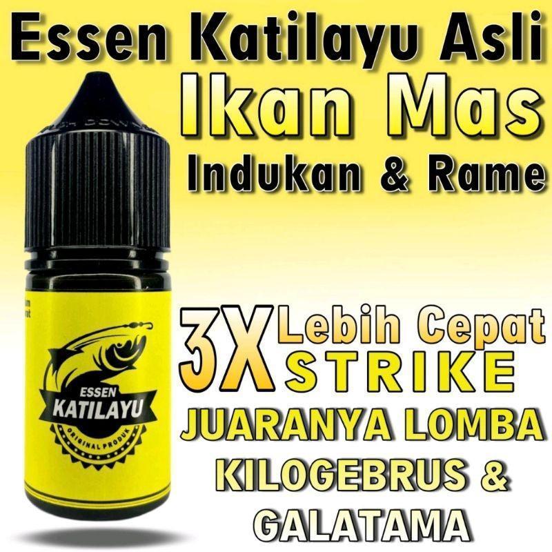 VIRALL = Essen Katilayu Asli Original Isi 30ml Essen Ikan Terbaik Ampuh Untuk Siang dan Malam Essen 