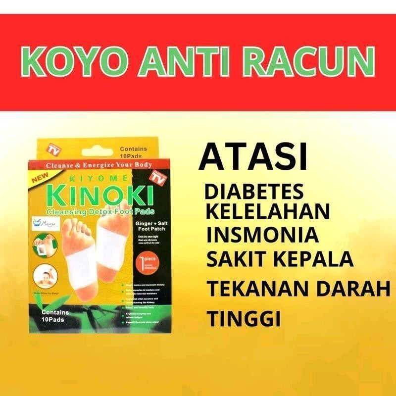 [MC] PROMO 30 PCS Kinoki Gold Foot Patch Koyo Detox Masker Kaki 3 Box isi 30pcs