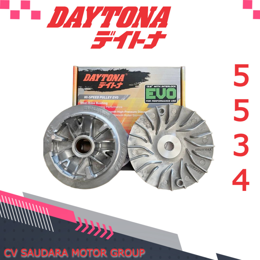 RUMAH ROLLER dan KIPAS RUMAH ROLLER NMAX/AEROX 155/LEXI 13.8 DERAJAT 5534 DAYTONA