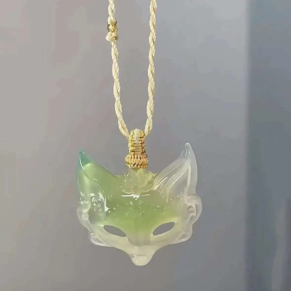 Kalung Tali Liontin Masker Rubah Kalung Fashion Japan Style Aesthetic