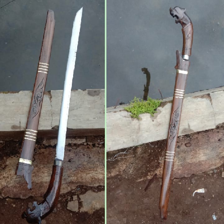 ARDIANSYAH SHOP, Golok sembelih barlen panjang 80 cm, siap pakai