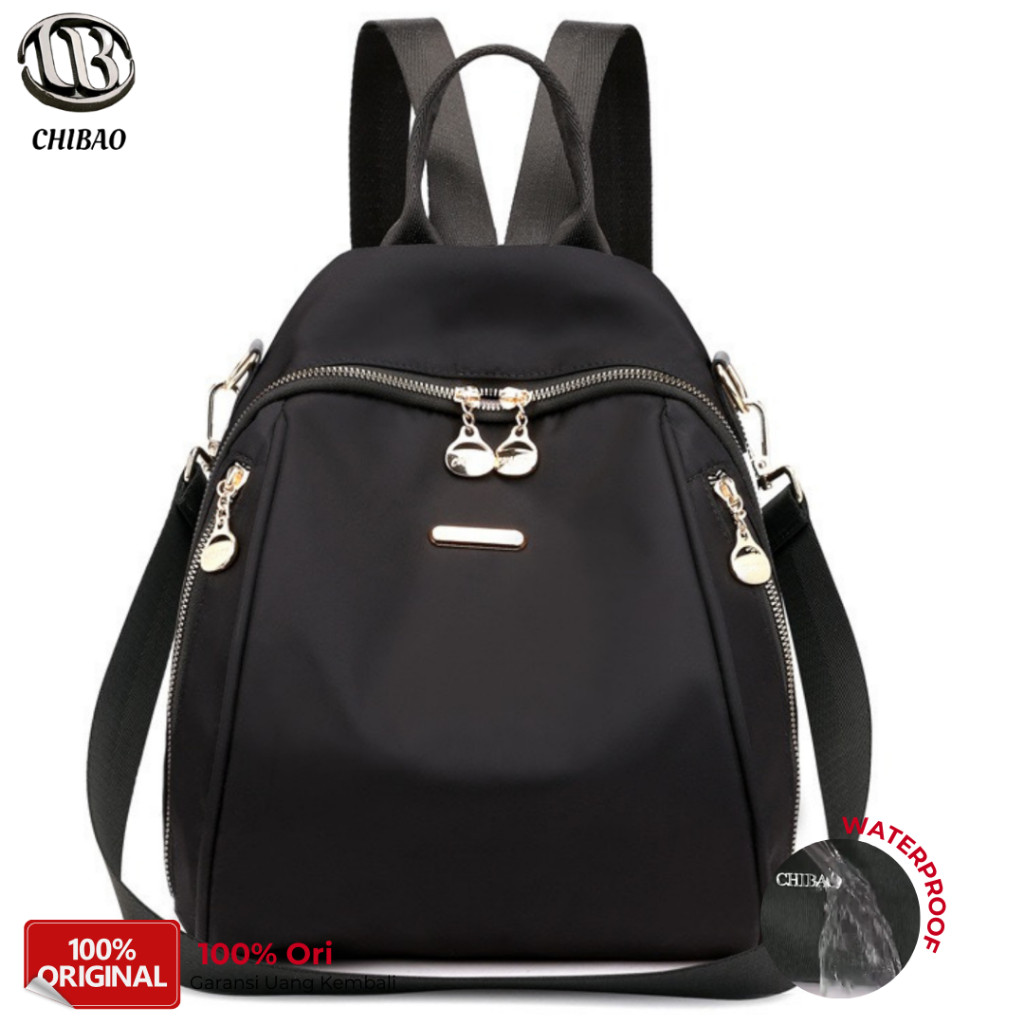 TRISANSHOP CHIBAO-Tas Ransel Wanita Chibao Original kode #Lily 7166#muat laptop 12in