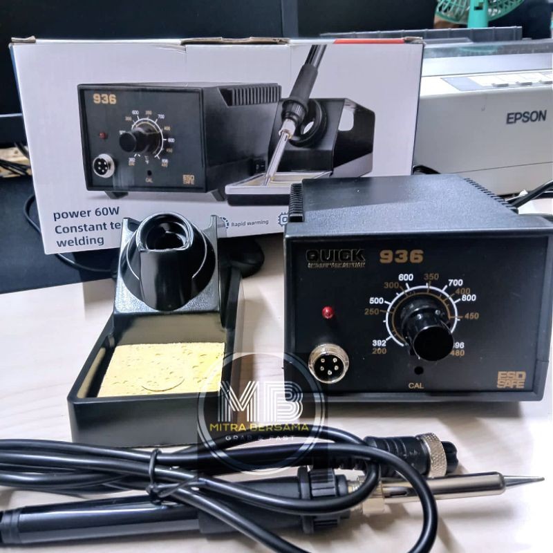 BA - SOLDER 936A/SOLDER ELEKTRONIK/SOLDER HP/SOLDER PENGATUR SUHU