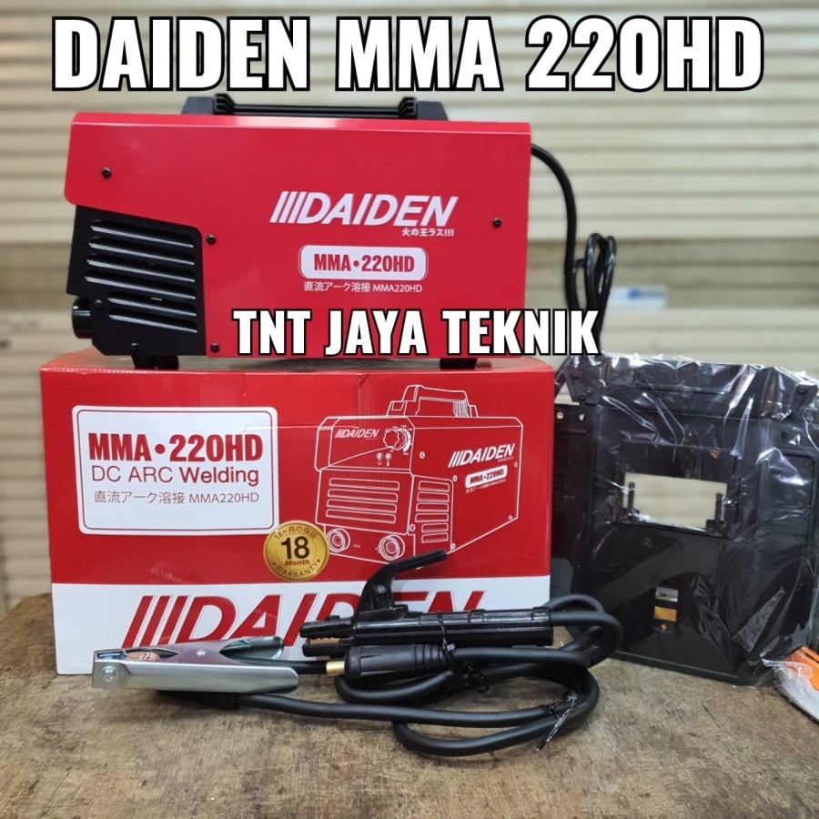 DAIDEN MMA 220 HD MESIN LAS DAIDEN MMA 220HD TRAVO LAS INVERTER
