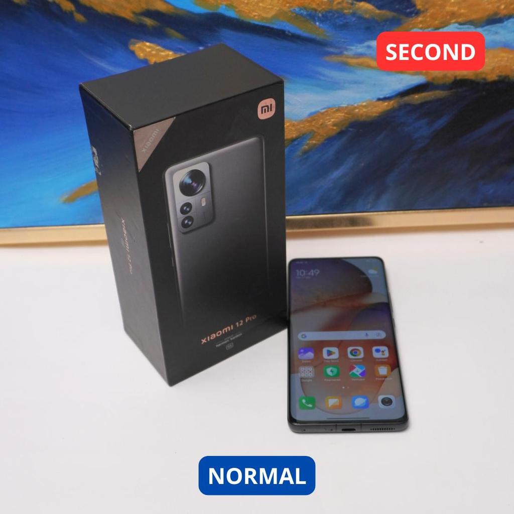 XIAOMI MI 12 PRO 12/256 GB HP SECOND ORIGINAL SINAR MUTIARA CELL