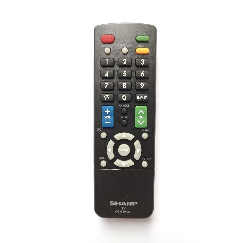 REMOT REMOTE TV SHARP AQUOS GB176WJN1 LED LCD ORIGINAL ASLI