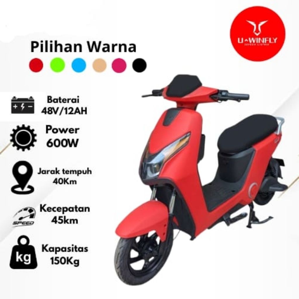 PROMO Sepeda Listrik U-Winfly D75 Garansi Resmi Ori