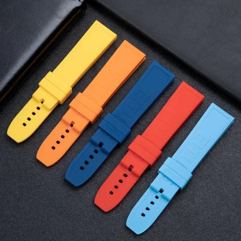 20mm 22mm 24mm Quality New Rubber Silicone Watband Accessories For Breitling Strap SUPEROCEAN Avenge