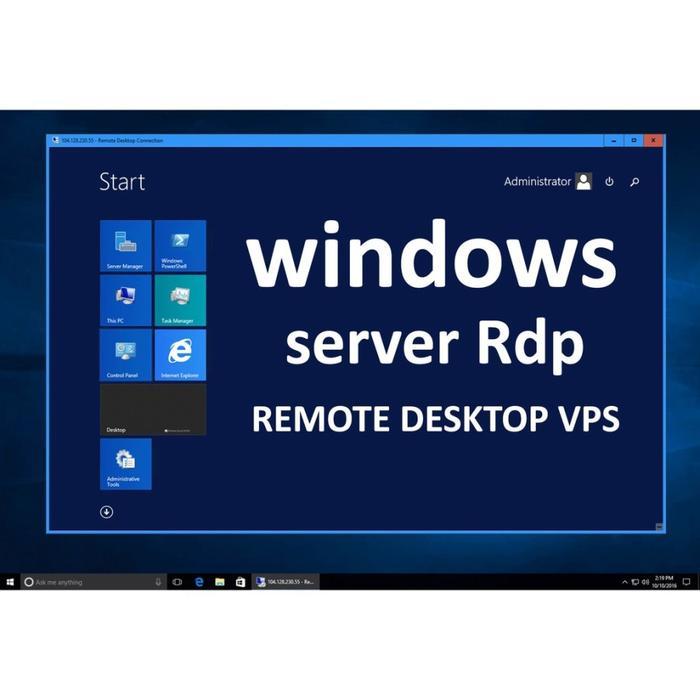 VPS WINDOWS SERVER FULL ADMIN 1 Bulan begaransi bisa untuk FOREX