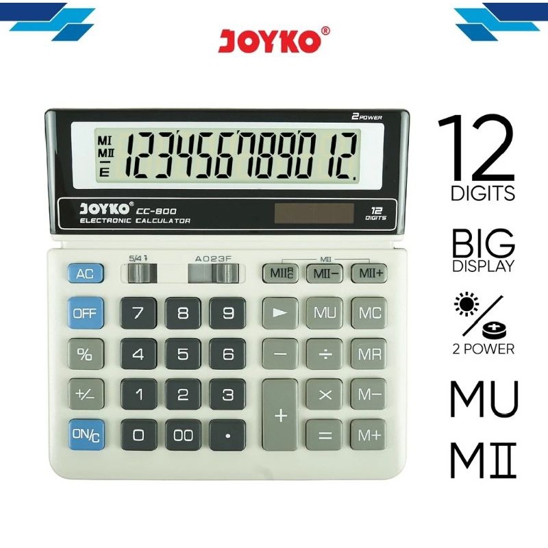 Kalkulator Joyko 12 Digit CC-800 ( 1pcs )