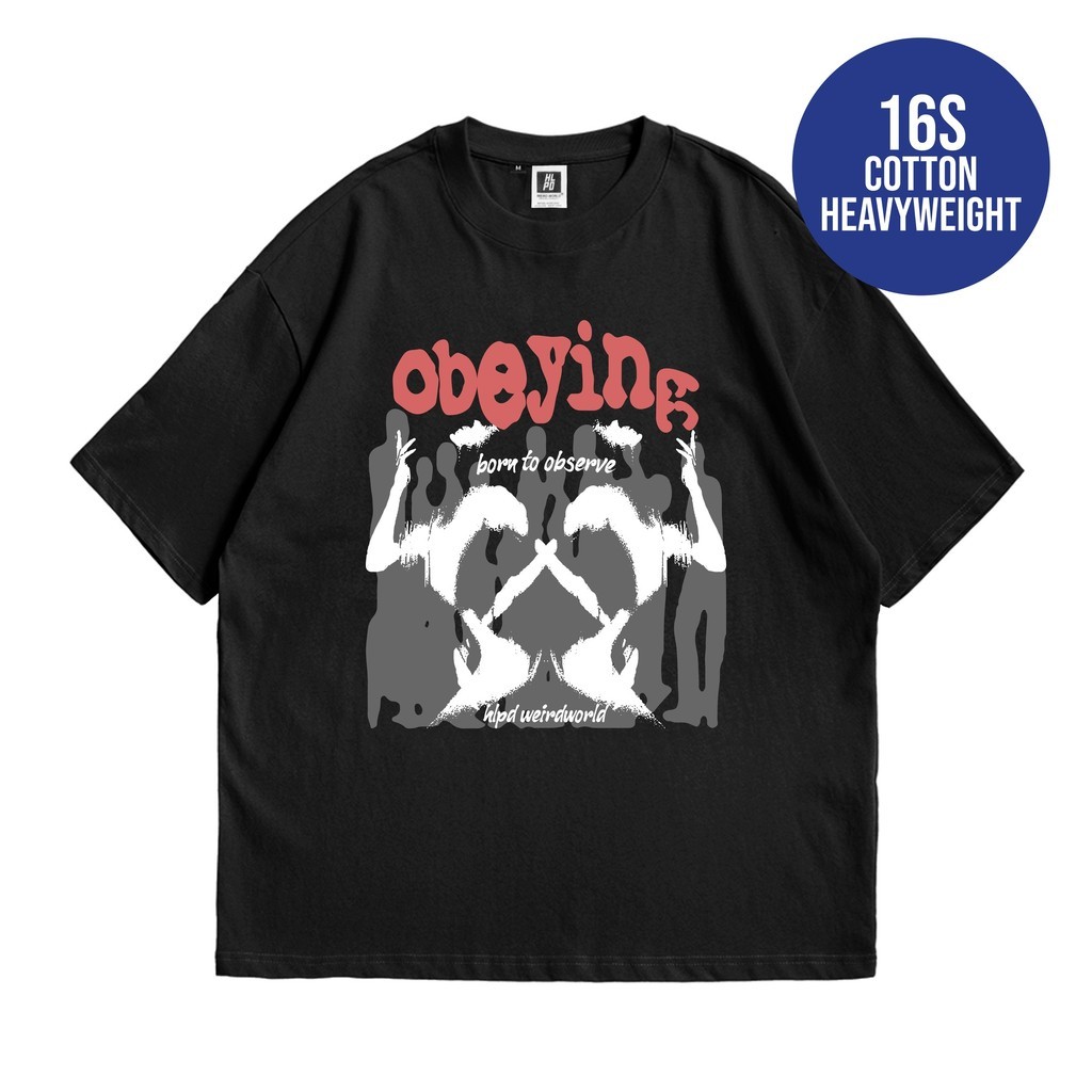 HLPD Weirdworld 16S Heavyweight Oversized Tee - Obey