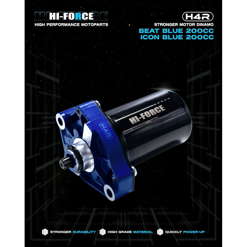 UP SPEED | H4R DINAMO STARTER BORE UP 200CC  BEAT KARBU BEAT FI VARIO 110 VARIO 125 TECHNO FI DINAMO
