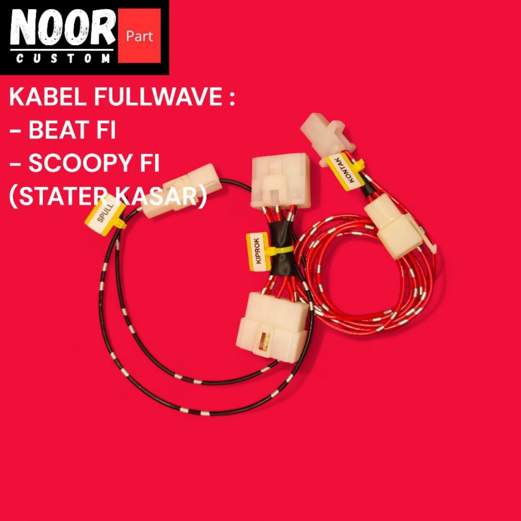 KABEL SOKET SOCKET FULLWAVE BEAT FI SCOOPY FI STATER KASAR PNP KIPROK NMAX TIGER